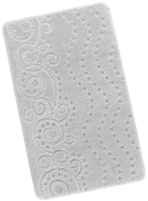 Koupelnová předložka s ornamentem 60x100 cm šedá