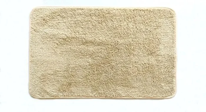 Koupelnová předložka TiaHome světle žlutá 50x80 cm