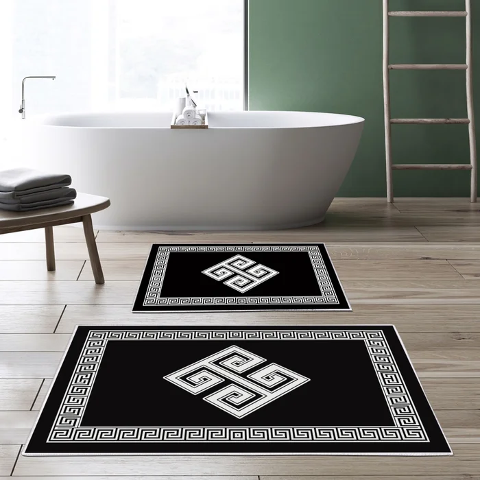 Koupelnové předložky protiskluzové, sada 2 ks (50×60 cm, 60×100 cm)