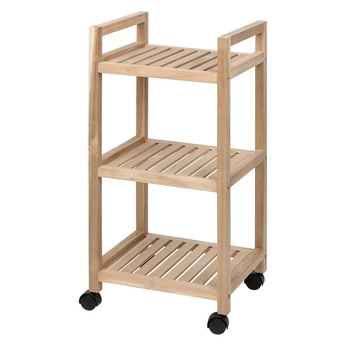 Koupelnový regál z FSC akácie 35x72 cm Wenko