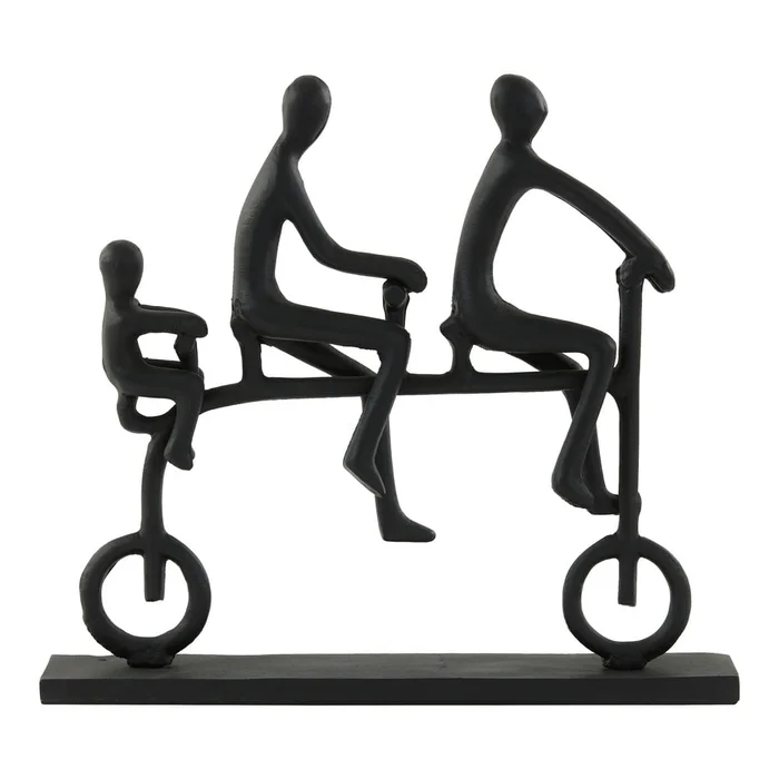 Kovová dekorativní soška Cycle