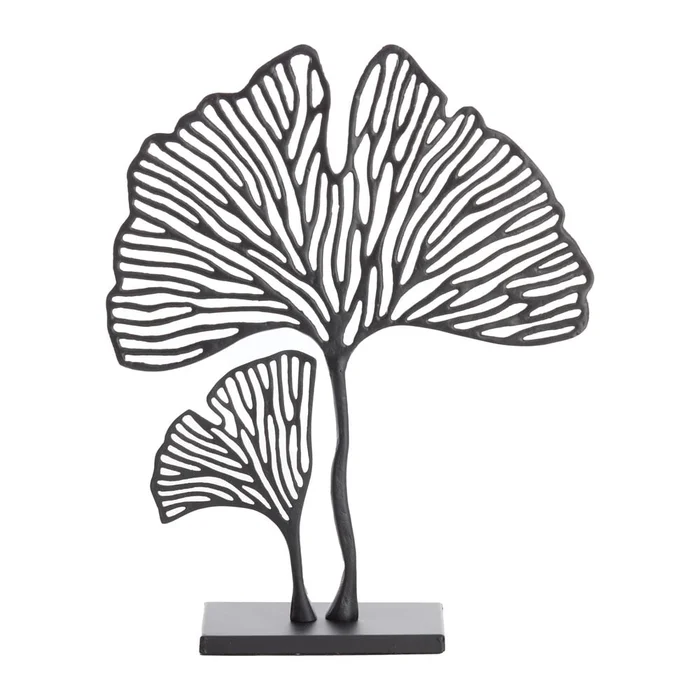 Kovová dekorativní soška Leaf 48cm