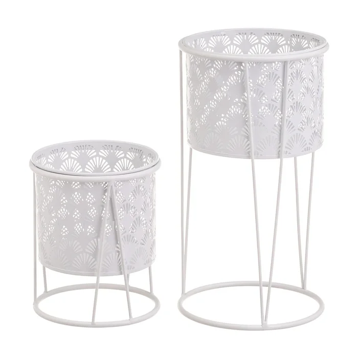 Kovové květináčové stojany sada 2 kusů