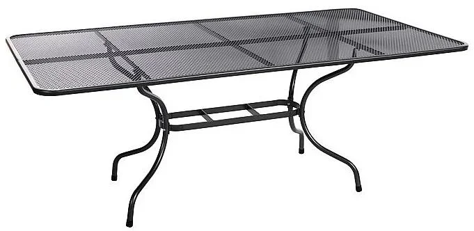 Kovový obdélníkový stůl 145x90 cm – odolný a elegantní zahradní nábytek