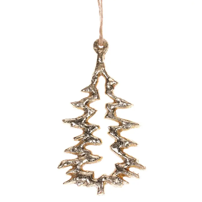 Kovový vánoční stromeček UM0901 GOLD