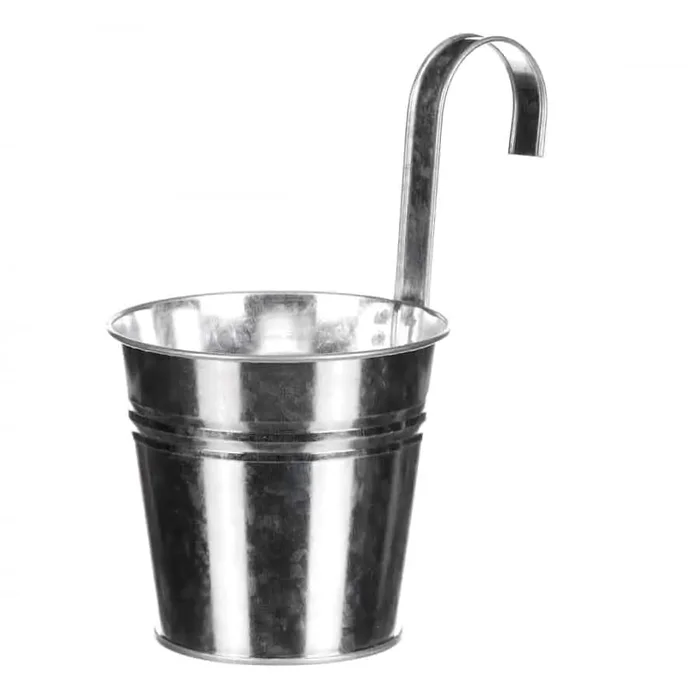 Kovový závěsný obal na květiny KK072