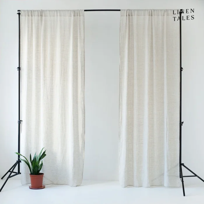Krémová záclona Daytime 130x170 cm Linen Tales