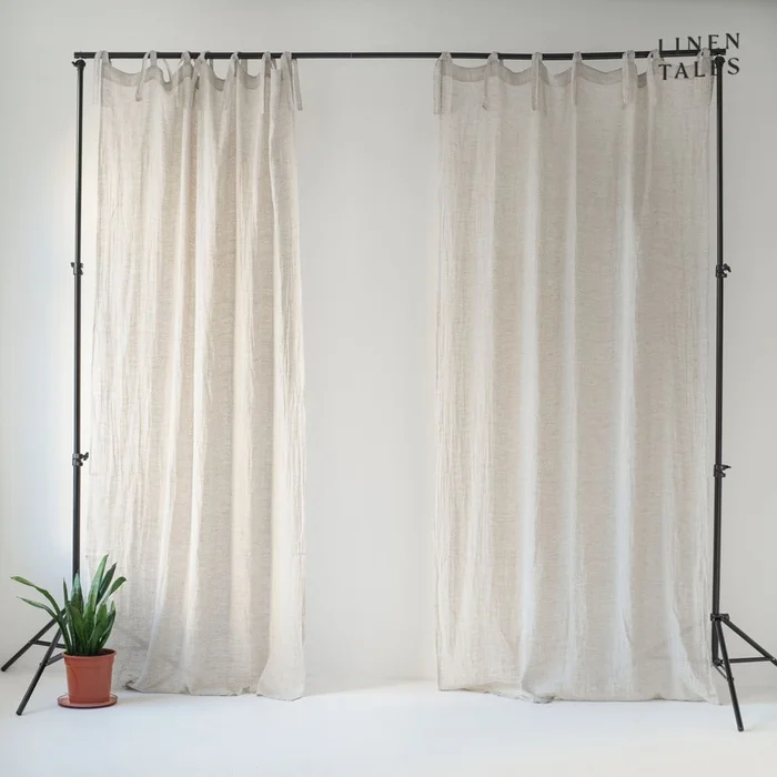 Krémová záclona Daytime 130x275 cm Linen Tales