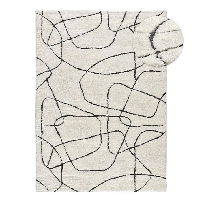 Krémový koberec 80x150 cm Blanche