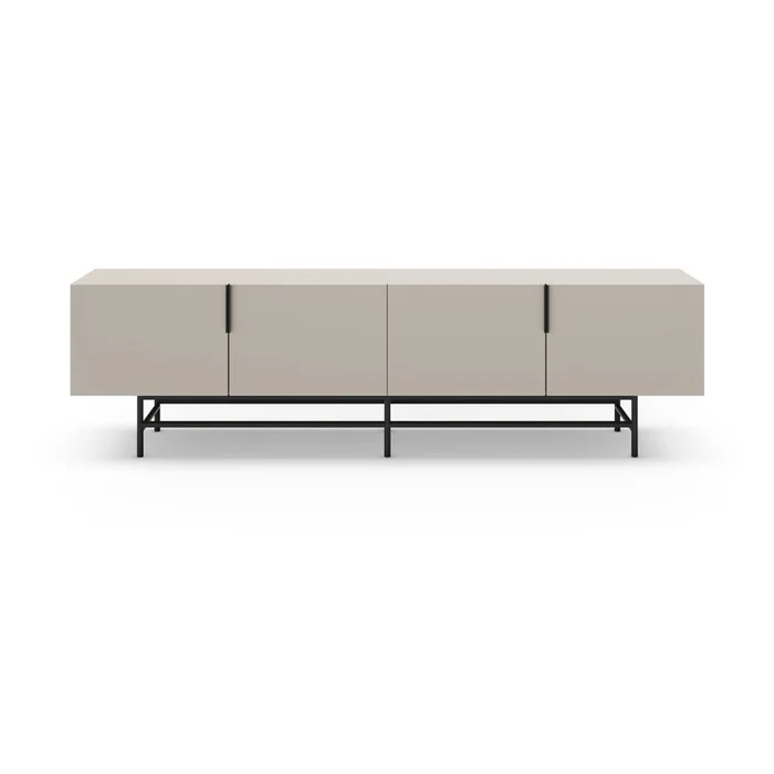 Krémový TV stolek Eldia 200x63,5 cm