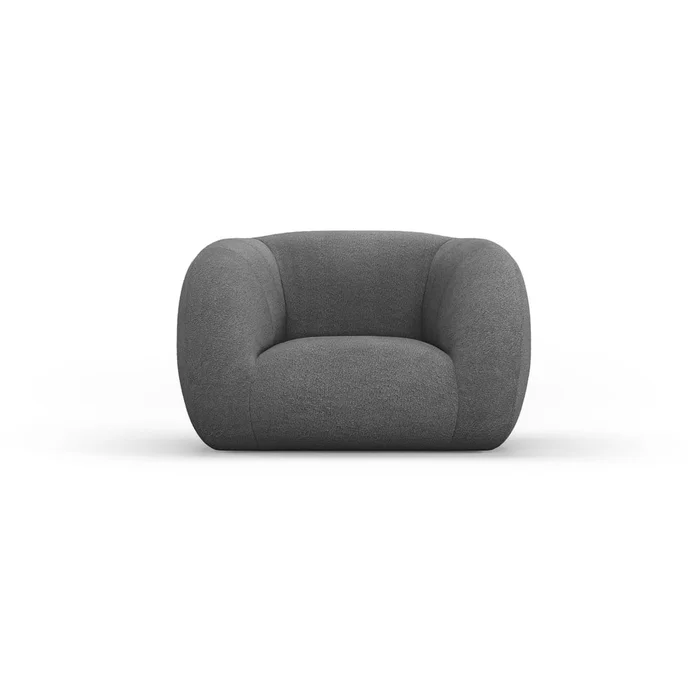 Křeslo Essen Bouclé - Moderní šedá elegance