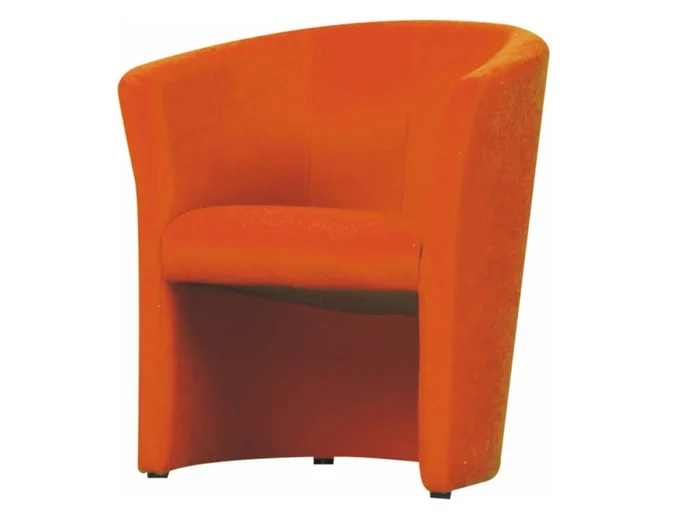 Křeslo Tuangu – oranžová mikrofáze