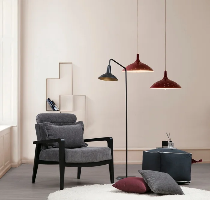 Křeslo Wing Chair šedé