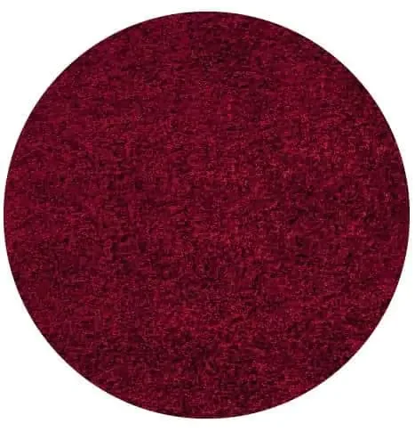 Kruhový koberec Life Shaggy 1500 red, průměr 160 cm