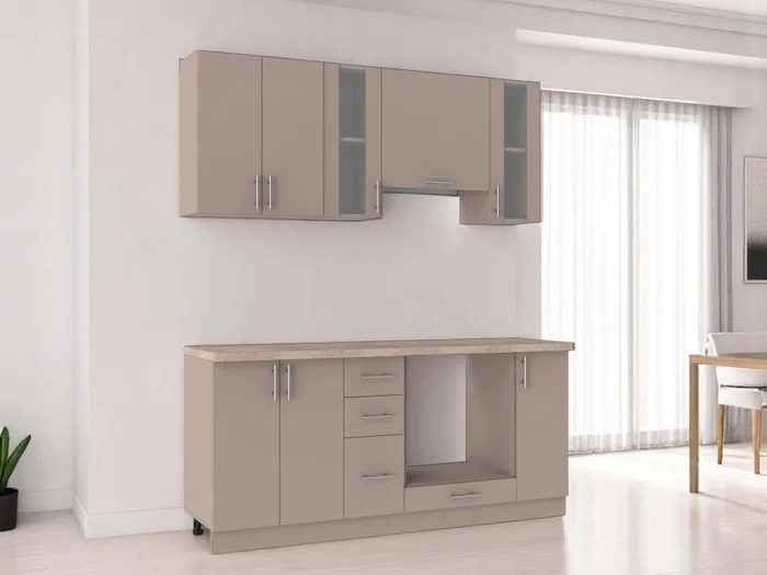 Kuchyně Tilero 180 cm – toffee