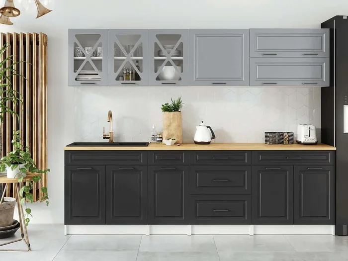 Kuchyňská linka Tyra 260 – popel/grafit MAT