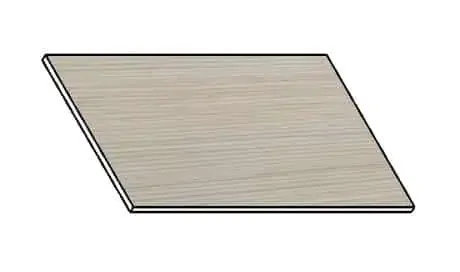 Kuchyňská pracovní deska Casarredo 60 cm – bílá borovice
