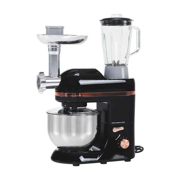 Kuchyňský robot Tempo Kondela Kante, 1800 W, 5 l, černá/zlatá/chrom