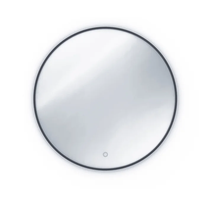 Kulaté zrcadlo ERISTOTE s LED osvětlením, průměr 80 cm