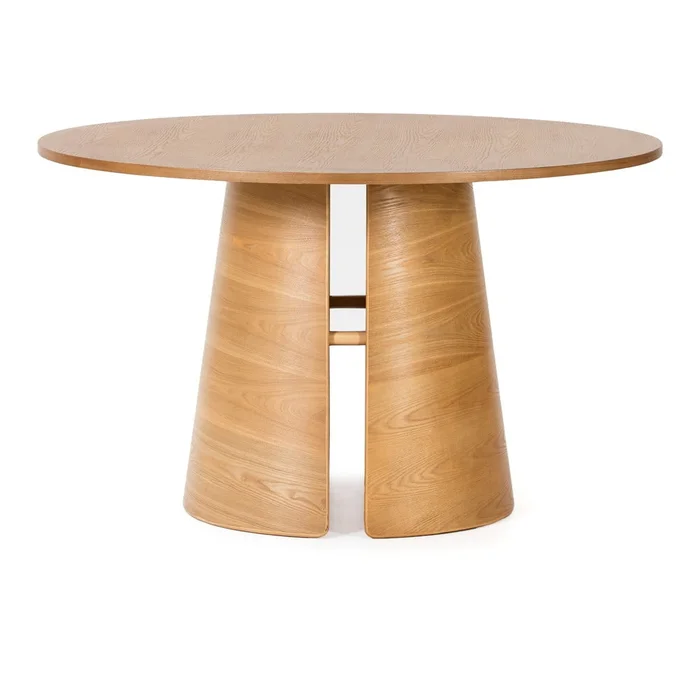 Kulatý dubový jídelní stůl 137 cm Cep