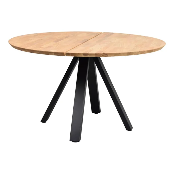 Kulatý dubový jídelní stůl Carradale 130 cm