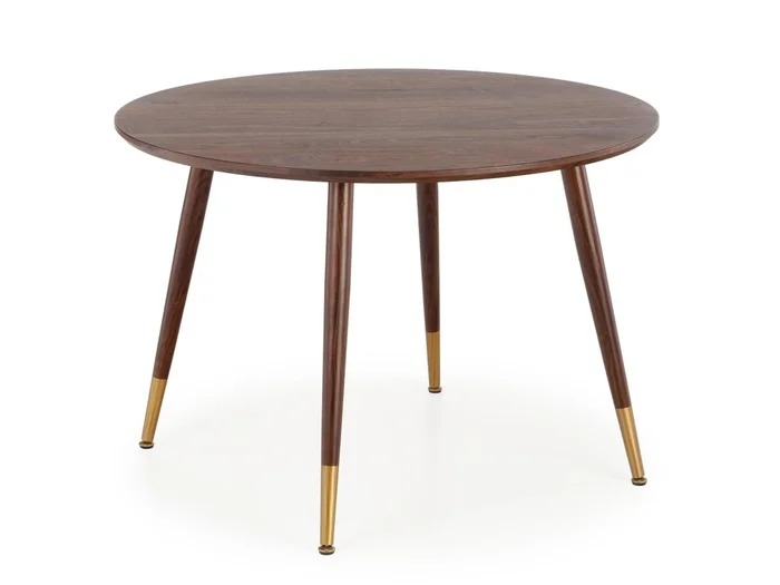 Kulatý jídelní stůl TRACHET – ořech