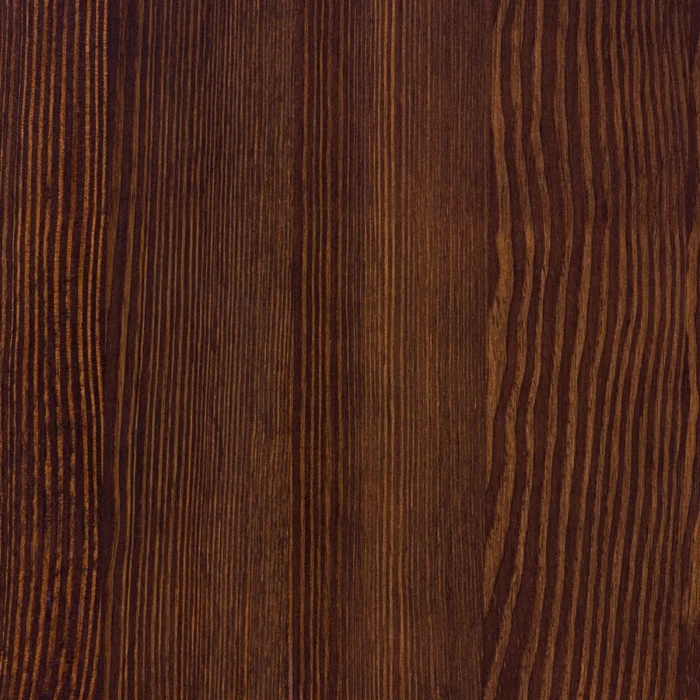 Kulatý jídelní stůl Tungura, průměr 110 cm, masiv borovice, moření ořech
