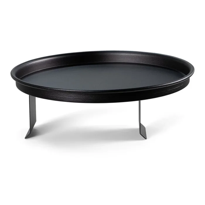 Kulatý kovový odkládací stolek 30 cm