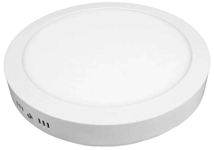 Kulatý LED panel 24W s přisazeným designem, teplá bílá