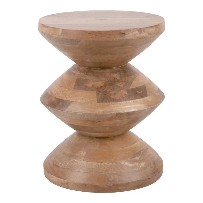 Kulatý mangový stolek Totem 35 cm
