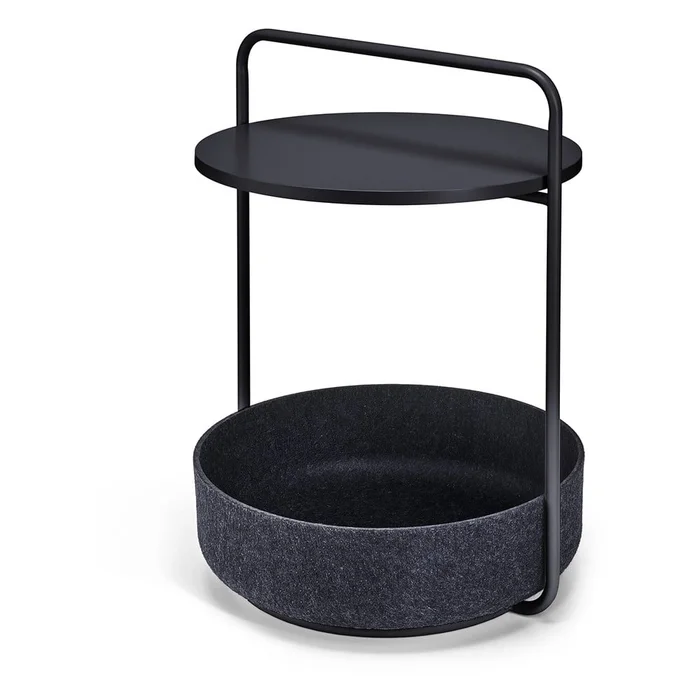 Kulatý odkládací stolek ø 50 cm Tavolino Black