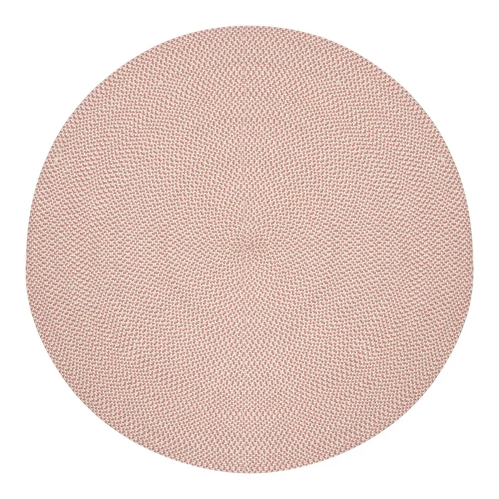 Kulatý růžový koberec Rodhe 150 cm