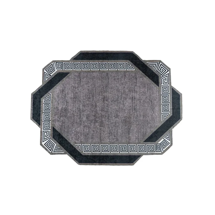 Kusový koberec 120×180 cm, syntetický, nízký vlas, protiskluzový