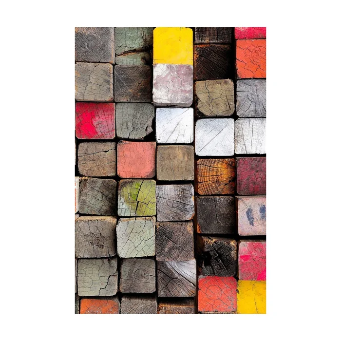 Kusový koberec 50 x 80 cm – syntetický, nízký vlas, protiskluzový