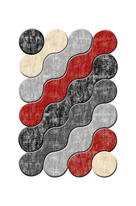 Kusový koberec 80 x 120 cm – syntetický, nízký vlas, protiskluzový