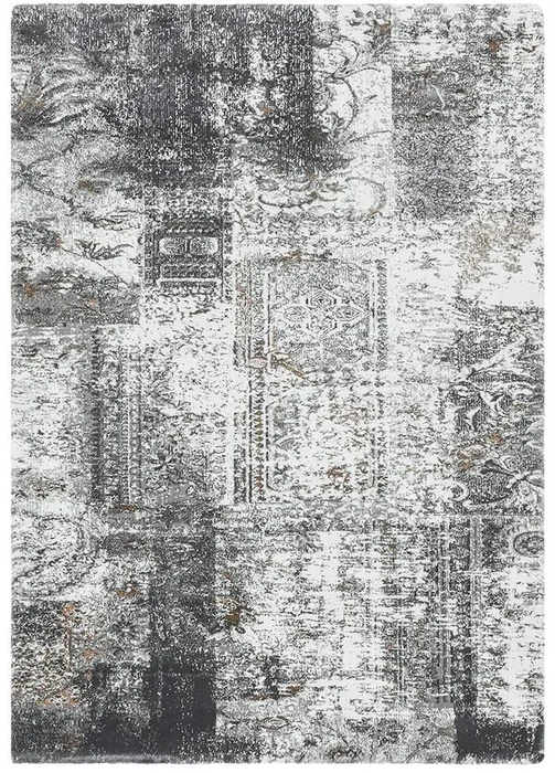 Kusový koberec Breno LUSH SEWING grey, 133x190 cm, Barevný a Šedý Design