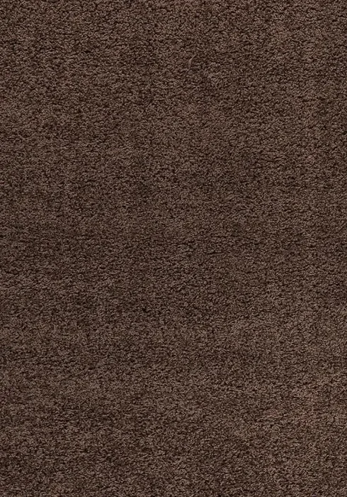 Kusový koberec Dream Shaggy 4000, tmavě hnědý 60×110 cm