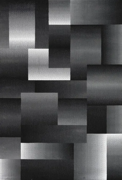 Kusový koberec Miami 6560 šedá/černá 160x230 cm