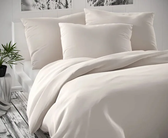 Kvalitex Atlas Hotelové Povlečení 140x200/70x90 cm Bílé