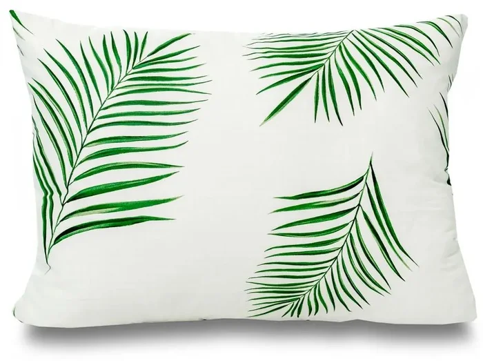 Kvalitex Bavlněný povlak na polštář Tropical bílé 70x90 cm