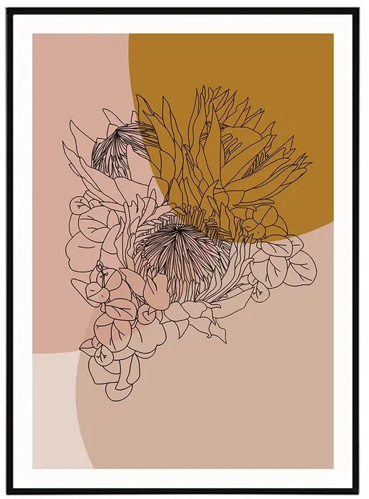 Květinový obraz Blooming 50x70 cm