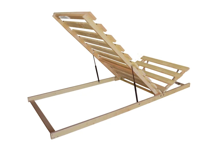 Laťový rošt KUVAS 200×80 cm s nožním výklopem