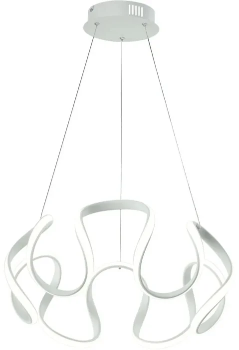 LED Lustr na lanku Eurolamp 60W bílý