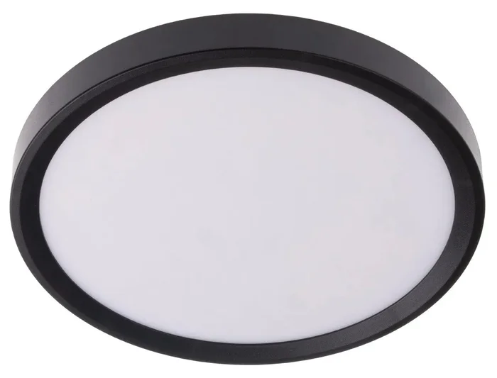 LED panel PANKA 24W CCT černý kulatý stropní s možností stmívání
