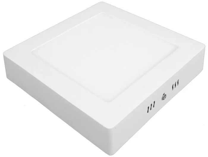LED panel PS12 12W čtvercový přisazený 166x166 mm teplá bílá