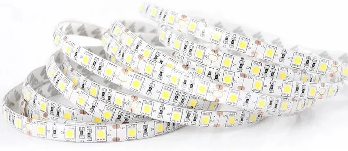LED pásek SMD 5050 teplá bílá 5m, IP65