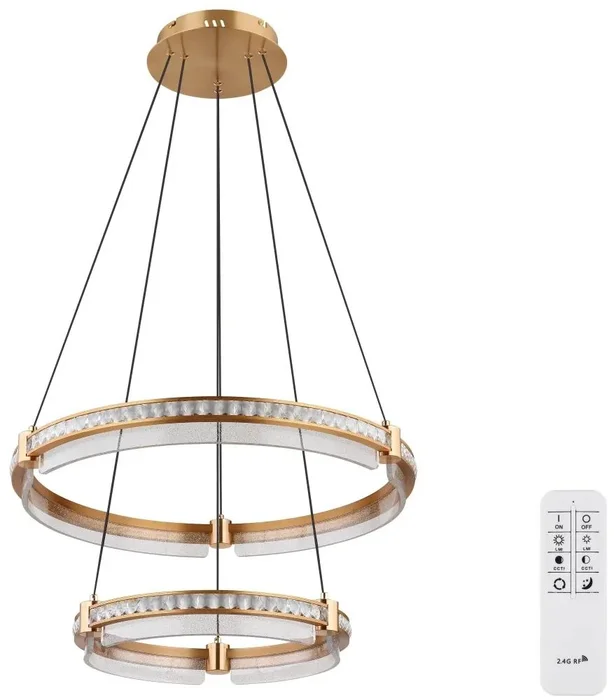 LED Stmívatelný lustr Blondie s dálkovým ovládáním