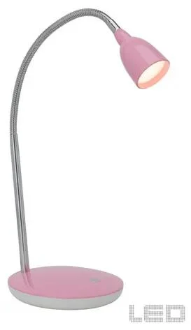 LED stolní lampa Anthony růžová