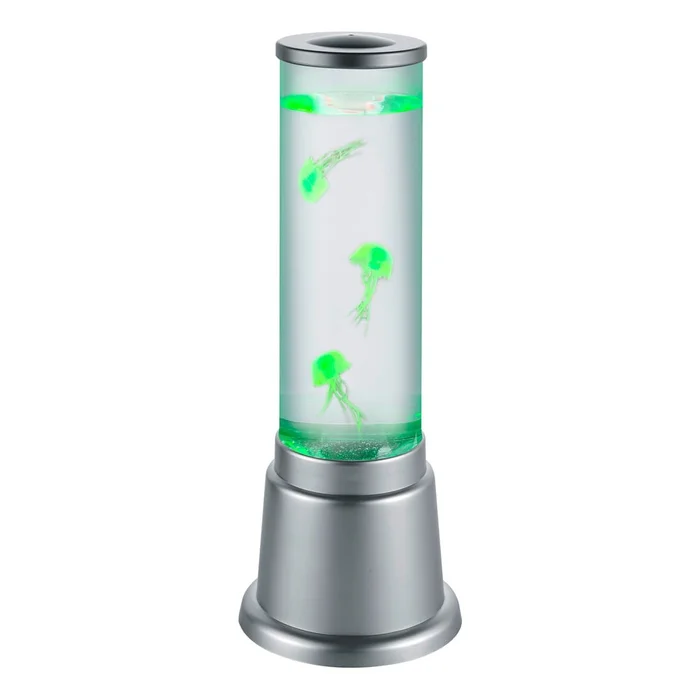 LED stolní lampa Jelly Trio stříbrná 36 cm