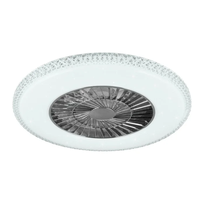 LED stropní svítidlo Harstad s ventilátorem